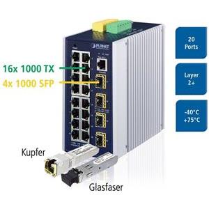 PLANET IGS-20040MT - switch - 20 ports - managed