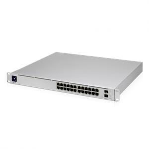 Ubiquiti UniFi Managed 24-port Gigabit L3 Switch, 16-port PoE+, 8-port PoE++, 2×10G SFP+, Rackmount, 400W (USW-PRO-24-PoE-Gen2)