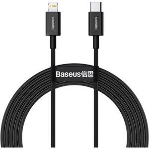 Kabel USB-C do Lightning Baseus Superior Series, 20W, PD, 2m (crna)