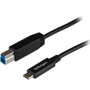 StarTech.com USB C to USB B Printer Cable - 1m / 3 ft - Superspeed - USB 3.1 - 10Gbps - USB C Printer Cable - USB Type C to Type B (USB31CB1M) - USB-C cable - 1 m