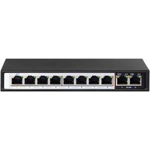 Extralink Ceres Unmanaged PoE Switch 8x 100Mb s PoE, 2 x Uplink