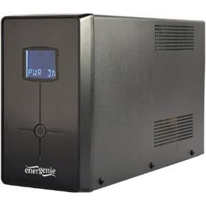 Gembird UPS with USB and LCD display, 2000 VA, black