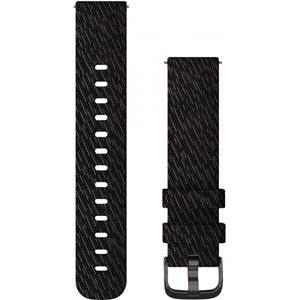 Zamjenski remen Garmin 20mm - Black Pepper Nylon (siva kopča)