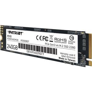 Patriot P310 - solid state drive - 240 GB - PCI Express 3.0 x4 (NVMe)