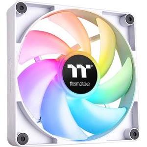 140mm Thermaltake CT140 ARGB Sync PC Cooling Fan White 500-1500rpm - 2Pack