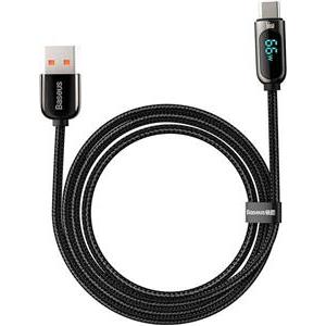 Kabel USB do USB-C Baseus Display, 66W, 2m (crna)