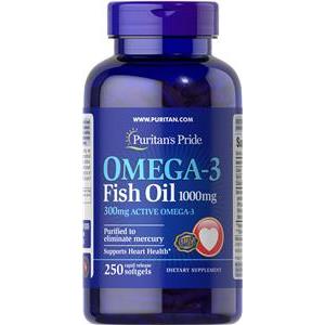 Omega-3 Fish Oil 250 softgels