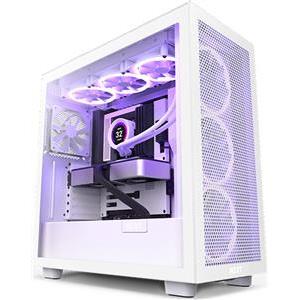 NZXT Case H7 Flow RGB White- Midi