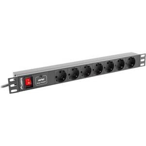 Lanberg PDU power strip, 7 slots, 2.0m