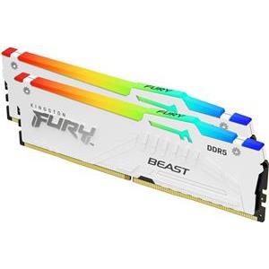 Kingston Fury Beast White RGB 64GB [2x32GB 5600MHz DDR5 CL40 DIMM]