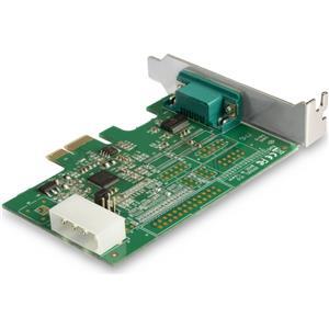 StarTech.com 1-port PCI Express RS232 Serial Adapter Card, PCIe RS232 Serial Host Controller Card, PCIe to Serial DB9 COM Port, 16950 UART, Low Profile Expansion Card, Windows/macOS/Linux - Full/Low-P