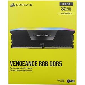 CORSAIR RAM Vengeance RGB - 32 GB (2 x 16 GB Kit) - DDR5 6400 DIMM CL32