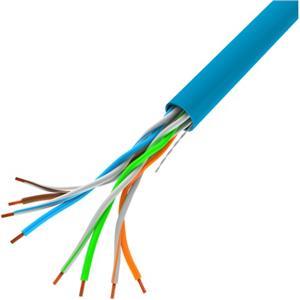 U/UTP kabel Cat.5e 4x2xAWG24/1 solid Cu, PVC, plavi, pak. 305m cijena po metru- mogucnost kupnje samo cijelog koluta 305m