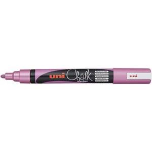 Marker Uni pwe-5m kreda metallic rozi (n)