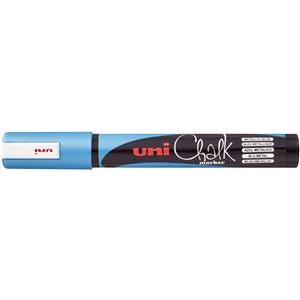 Marker Uni pwe-5m kreda metallic plavi(n)