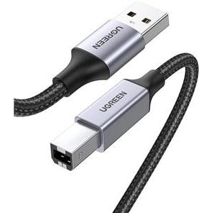 Ugreen Printer Cable USB 2.0 Type B USB Cable USB A to USB B Compatible with HP, Canon, Epson, Lexmark, Dell, Brother (5m)