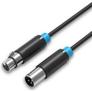 Vention XLR Audio Extension Cable 2M Black