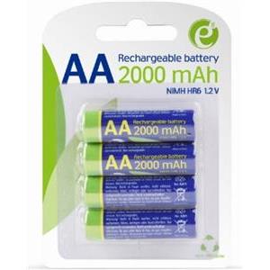 Gembird Rechargeable AA instant batteries (ready-to-use), 2000mAh, 4 pcs blister pack