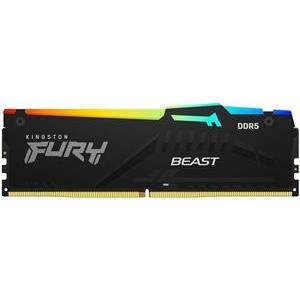 Kingston DRAM 64GB 6000MT/s DDR5 CL40 DIMM (Kit of 4) FURY Beast RGB XMP EAN: 740617335187