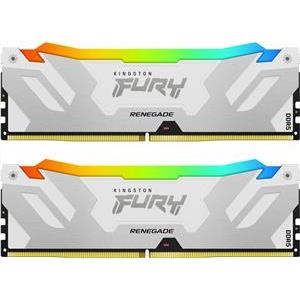 Kingston 32GB 7200MT/s DDR5 CL38 DIMM (Kit of 2) FURY Renegade RGB White XMP, EAN: 740617333541