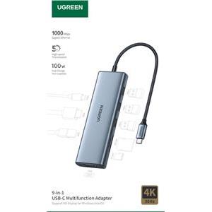 Ugreen 9in1 docking station 4K@30Hz with PD