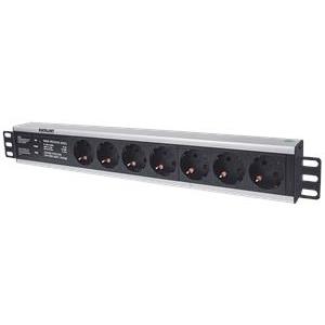 Intellinet 714006 power distribution unit (PDU) 7 AC outlet(s) 1.5U Black