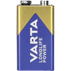 VARTA Longlife Power Batterie E-Block 6LR61 9V 1er Blister