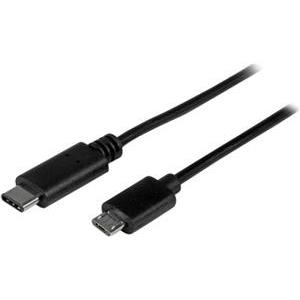 StarTech.com USB C to Micro USB Cable 2m 6ft - USB-C to Micro USB Charge Cable - USB 2.0 Type C to Micro B - Thunderbolt 3 Compatible (USB2CUB2M) - USB-C cable - 2 m