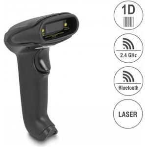 DELOCK Industrial Barcode Scanner 1D/2D 2.4GHz Bluetooth/USB