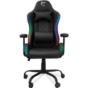 WHITE SHARK RGB gaming stolica INDIANAPOLIS crna