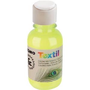 Boja tempera za tekstil 125ml CMP.410TXF125210 fluorescentno žuta