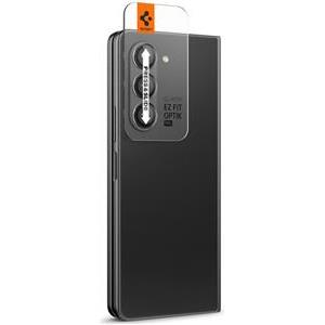 Spigen Glass tR EZ Fit Optik Pro, zaštitno staklo za kameru, 2 kom + okvir za instalaciju, crno - Samsung Galaxy Z Fold5 (AGL06524)