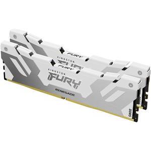 Kingston 64GB 6400MT/s DDR5 CL32 DIMM (Kit of 2) FURY Renegade White XMP KF564C32RWK2-64