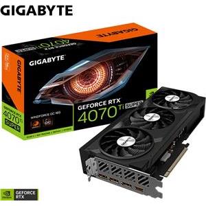 Graphics card GIGABYTE GeForce RTX 4070 Ti SUPER WINDFORCE OC 16G, 16GB GDDR6X, PCI-E 4.0