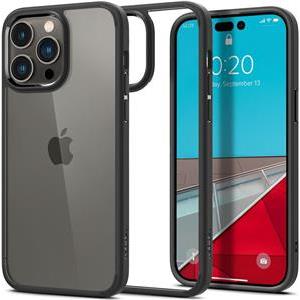 Spigen Ultra Hybrid, zaštitna maska za telefon, mat crna - iPhone 14 Pro Max