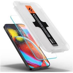 Spigen tR EZ Fit, zaštitno staklo za ekran telefona, 2 kom + okvir za instalaciju - iPhone 14 Plus/iPhone 13 Pro Max