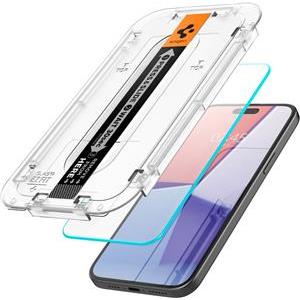 Spigen Glass tR EZ Fit, zaštitno staklo za ekran telefona, 2 kom - iPhone 15 (AGL06903)