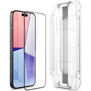 Spigen Glass tR EZ Fit HD, zaštitno staklo za telefon, FC crna - iPhone 15 Pro (AGL06899)