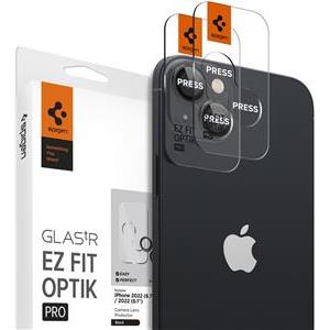 Spigen Glass EZ Fit Optik Pro, zaštitno staklo za kameru telefona, 2 kom, crno - iPhone 14/iPhone 14 Plus (AGL05213)