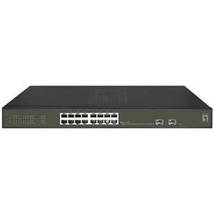 LevelOne Switch 16x GE GES-2118P 2xGSFP 19