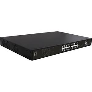 LevelOne Switch 16x GE GEP-2021 2xGE 2xGSFP 19