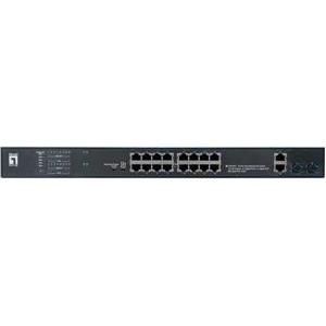 LevelOne Switch 16x FE FGP-2031 2xGE 2xGSFP 19