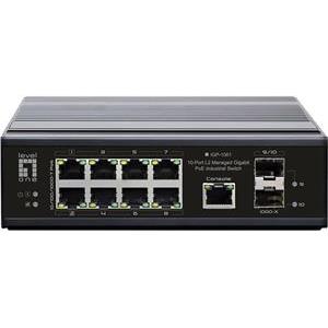 LevelOne Switch 8x GE IGP-1061 2xGSFP 240W 8xPoE+