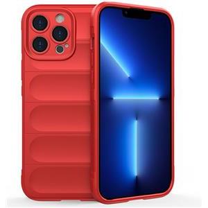 MM TPU IPHONE 15 PRO - HARD PROTECTION WAVES RED