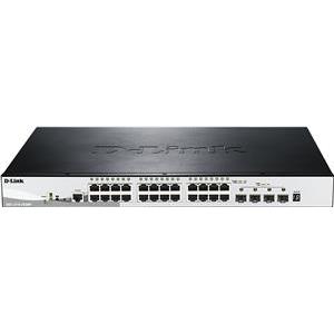 24x 10/100/1000 RJ-45, 4x 10G SFP+, PoE, 128 Gbps, 95.24 Mpps, 440 x 308 x 44 mm, 4.25 kg