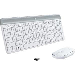 LOGITECH MK470 Slim Wireless Combo - OFF-WHITE - HRV-SLV-SRB