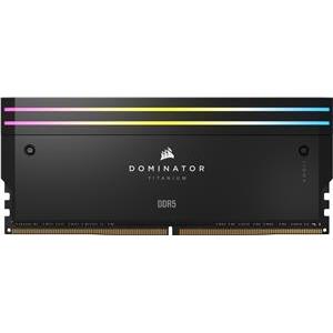 RAM Corsair D5 6400 64GB C32 Dom Titanium RGB K2