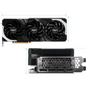 Palit GeForce RTX 4080 SUPER GamingPro OC - graphics card - NVIDIA GeForce RTX 4080 SUPER - 16 GB - silver gray, iron black