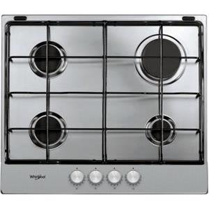 Whirlpool TGML 650 IX hob Silver Built-in Gas 4 zone(s)