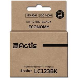 Actis KB-123Bk ink (replacement for Brother LC123BK/LC121BK; Standard; 10 ml; black)